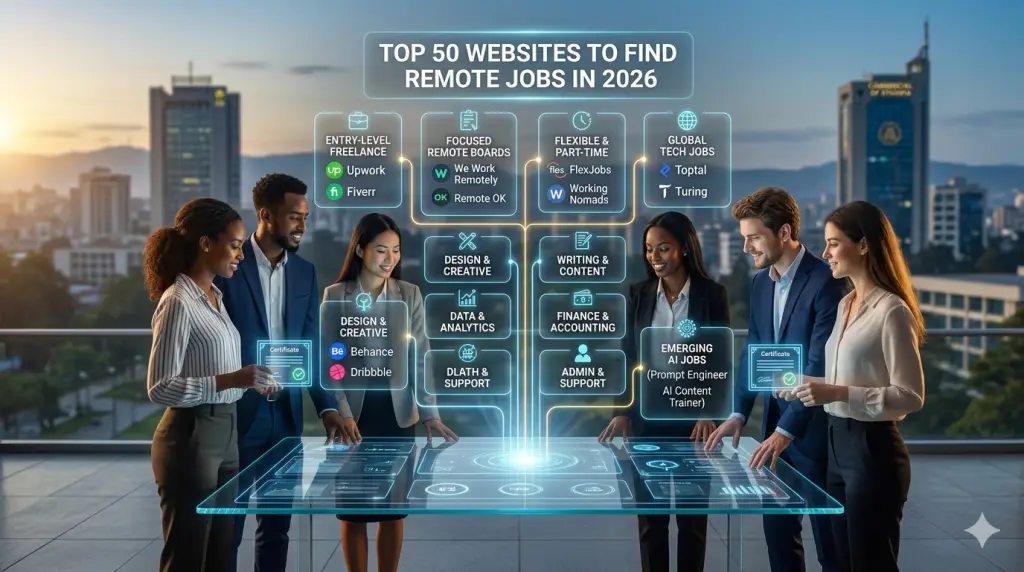 Top 50 Websites to Find Remote Jobs in 2026 (Beginner to Advanced)