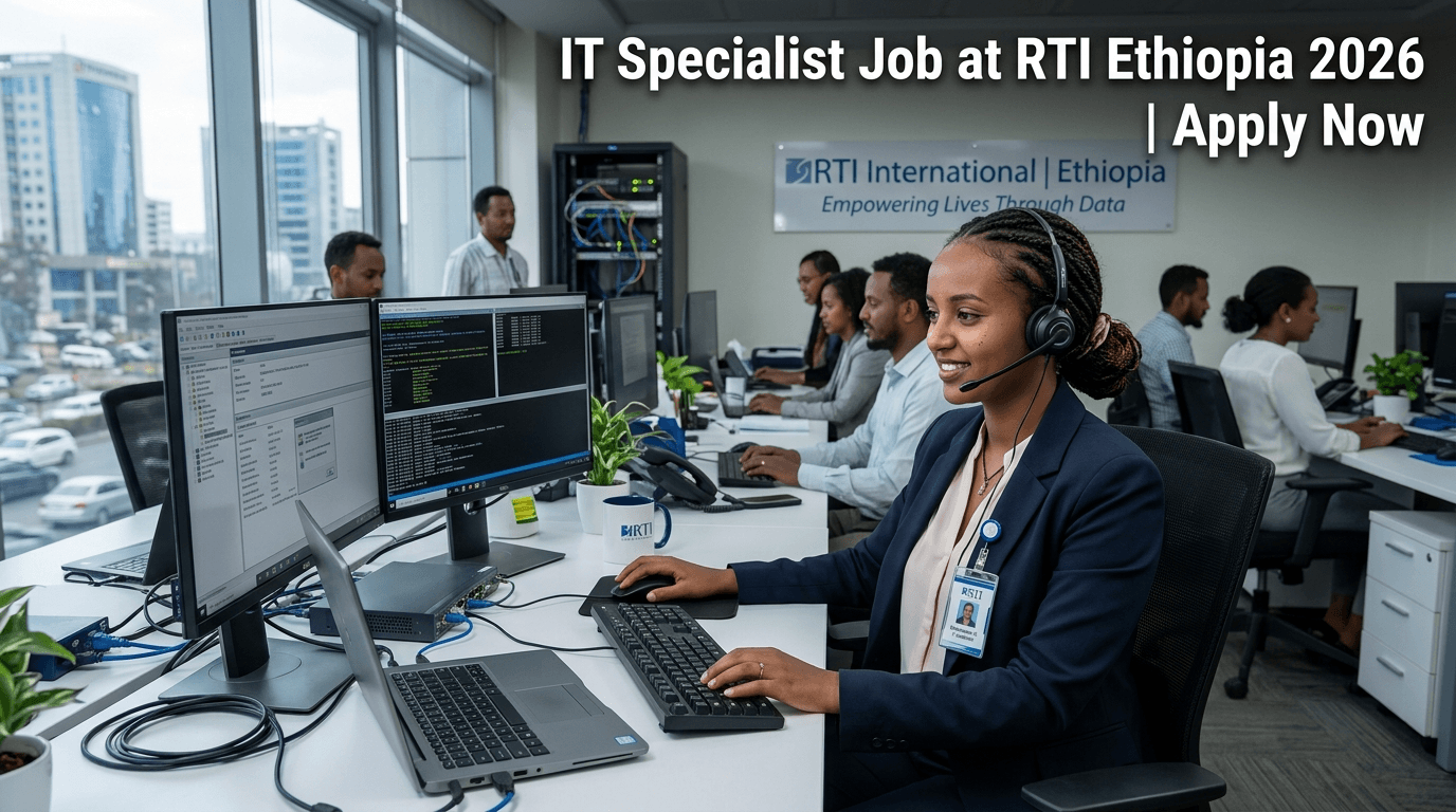 IT Specialist Job at RTI Ethiopia 2026 Apply Now(1) IT Specialist Ethiopia NGO jobs 2026