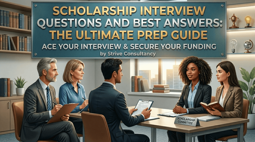 scholarship interview questions and answers