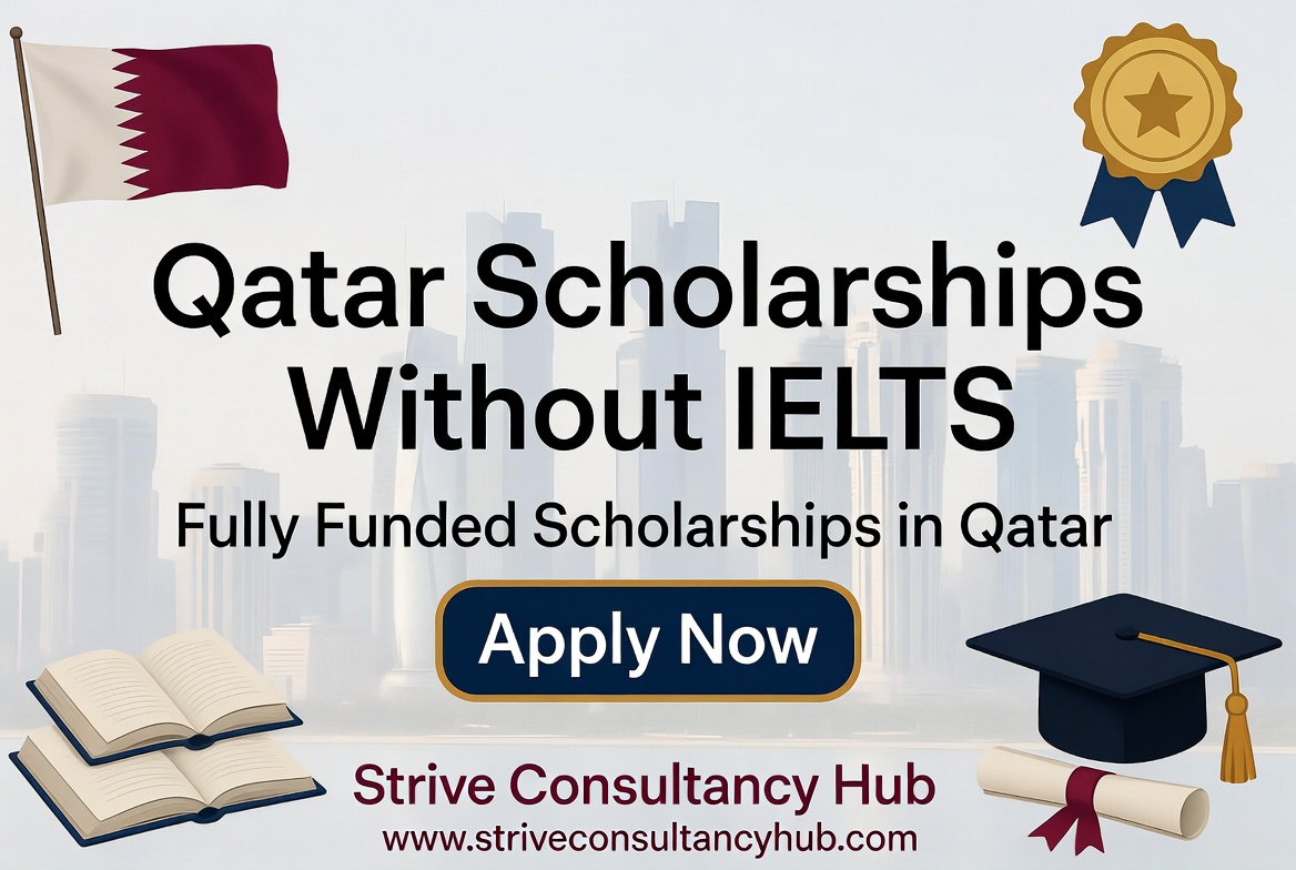 Qatar Scholarships Without IELTS Qatar Scholarships Without IELTS