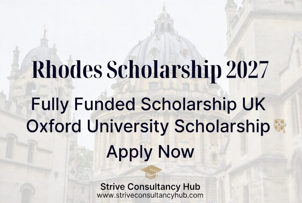 Rhodes Scholarship 2027