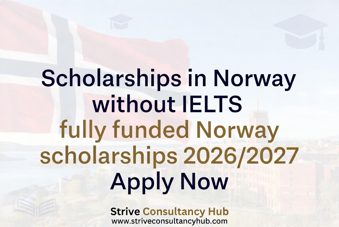 Scholarships in Norway without IELTS Scholarships in Norway without IELTS
