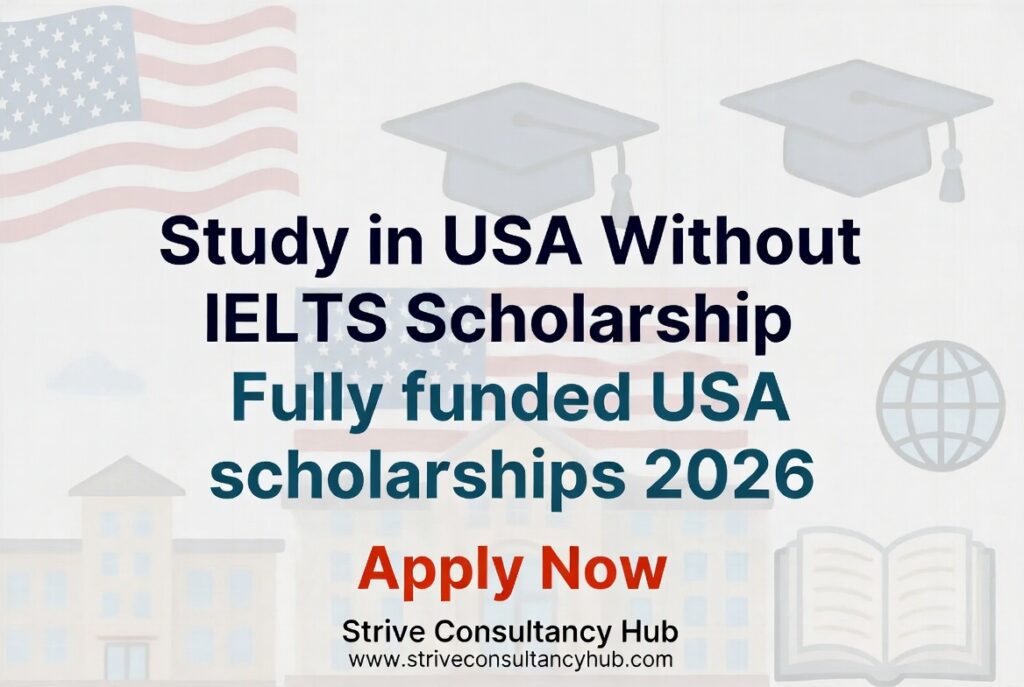 Study in USA Without IELTS Scholarship