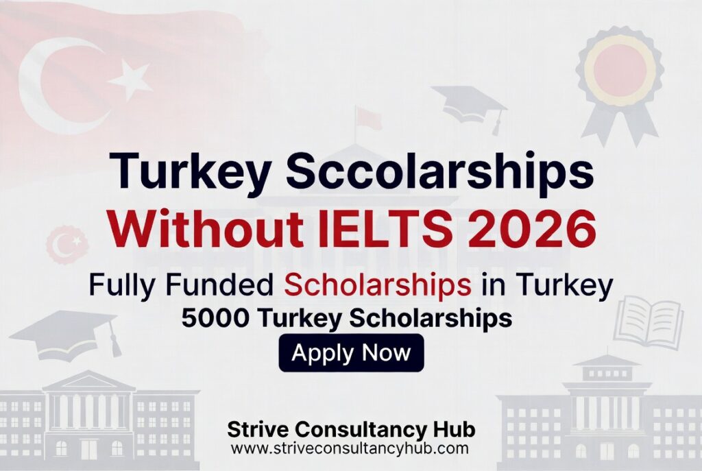Turkey Scholarships Without IELTS 2026