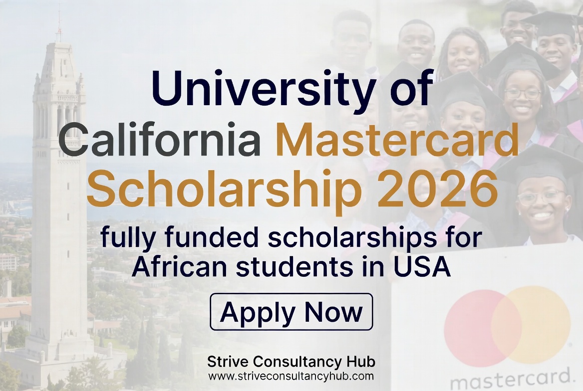 University of California Mastercard Scholarship 2026 University of California Mastercard Scholarship 2026