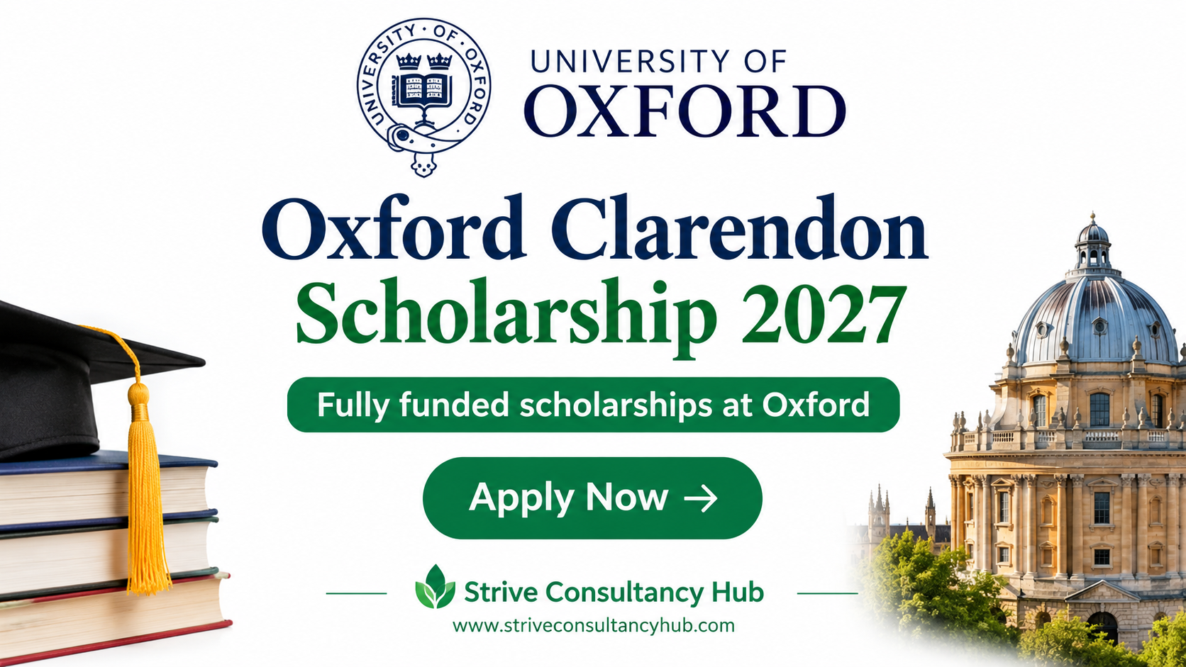 Oxford Clarendon Scholarship 2027 Oxford Clarendon Scholarship 2027